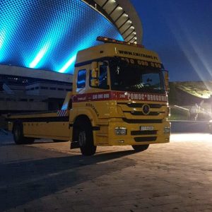 Holowanie ciężarówek w Gliwicach przez Emitrans