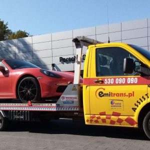 Pomoc drogowa Emitrans – autolaweta w akcji, Tarnowskie Góry