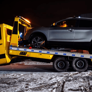 Pomoc drogowa Emitrans – autolaweta w akcji, Ruda śląska